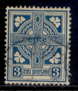 IRELAND GV SG76, 3d ultramarine, FINE USED.