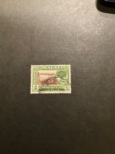 Stamps Malaya-Malacca Scott #66 used