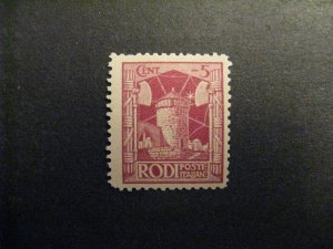 Italy-Rhodes #15 mint hinged  a23.2 8380