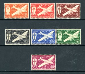 1941 Somali Coast Scott #C1-7 Set of 7 Mint Hinged