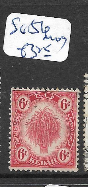 MALAYA  KEDAH   (P1307B) 6C   SG  56      MOG  