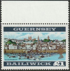 Guernsey 1969 Sc 23a margin single MNH** 