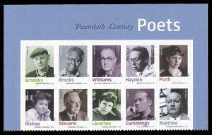 PCBstamps  US #4654/4663a Block $4.50(10x45c)20th Century Poets, MNH, (4)