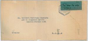 31505  MOZAMBIQUE Lourenco Marques POSTAL HISTORY - MACHINE LABEL on cover 1937