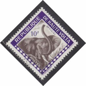 Burkina Faso O3 Elephant 1963