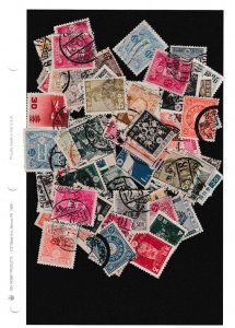 Japan Mixture of Early used Japanese Stamps,