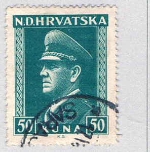 Croatia 78 Used Ante Pavelich 1943 (BP83026)