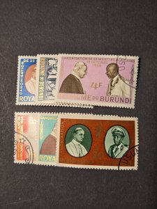 Burundi #95-100           CTO