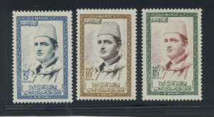 Morocco 1-3  MNH cgs