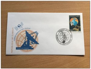 Djibouti Djibouti 1998 FDC World Telecom Day Globe Globus Mi. 668-