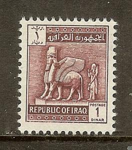 Iraq, Scott #332, 1d Winged Bull, MLH