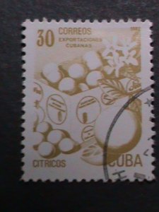 ​CUBA-VERY OLD CUBA-CANS FACTORY STAMPS USED- VF WE SHIP TO WORLD WIDE.