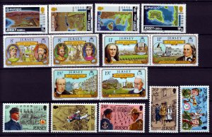 Jersey 1982 Year set MNH # 285-299