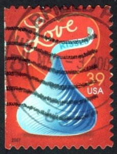 SC# 4122 - (39c) - Love, Hershey's Kiss - Used Off Paper