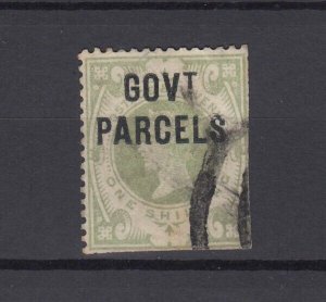 GB QV 1890 1/- Govt Parcels SGO68 Fine Used BP11731