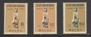 Macao  368-70      mnh    $ 40.50