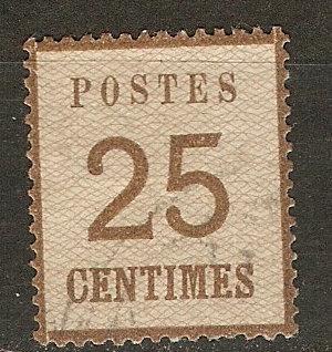 France N14 Y&T Occ. 7b Used F/VF 1870 SCV $300.00