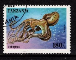 Tanzania - #1407 Marine Life - Octopus - CTO