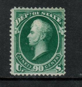 USA #O67 Mint Fine Original Gum Hinge Remnant