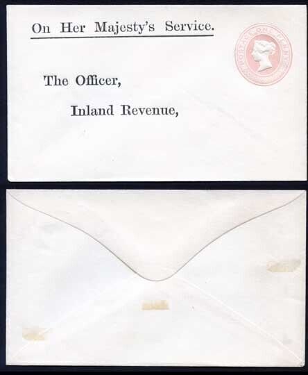 EO32 QV Penny Pink On Her Majestys Service to the Officer Inland Revenue SUPERB