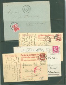Switzerland 43/53/73/133-4/212 1870-1932 14 covers: most are single frankings, includes large advertising