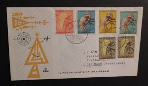 1958 Cover KLM Airmail Cover Dutch New Guinea Biak Luchtpost to Den Haag NL