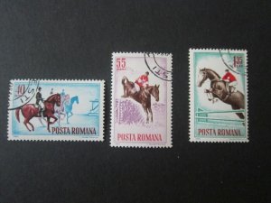 Romania 1964 Sc 1631-33 FU