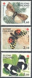 Finland B244-B247 MNH - Butterflies