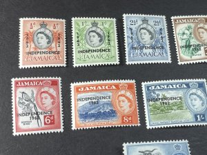 JAMAICA # 185-196-MINT/HINGED-----COMPLETE SET------1962