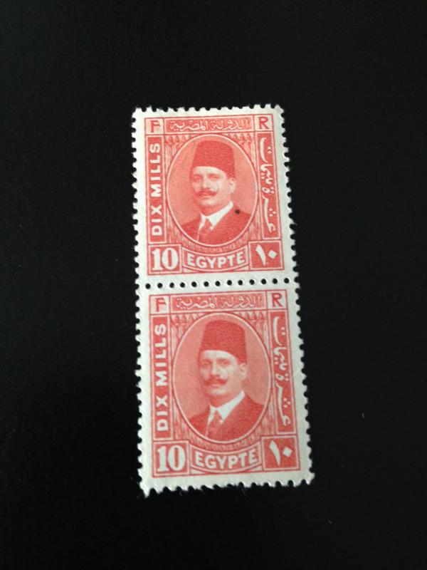 Egypt sc 136a mhr pair