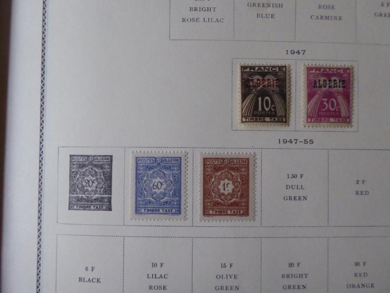 Algeria 1924-1971 Stamp Collection on Scott Specialty Album Pages