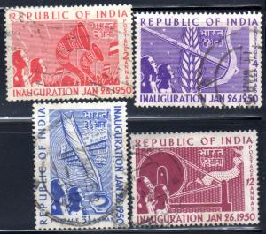 India 227-230 complete set used