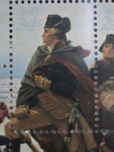 ​UNITED STATES-1976 SC#1688-WASHINGTON CROSSING DELAWARE RIVER  MNH S/S -VF