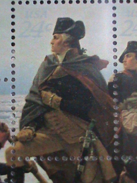 ​UNITED STATES-1976 SC#1688-WASHINGTON CROSSING DELAWARE RIVER  MNH S/S -VF