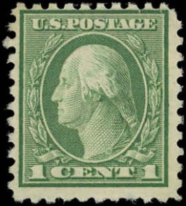 US Sc 543 F/USED - 1921 1¢ Washington- No Faults - Very Light Cancel