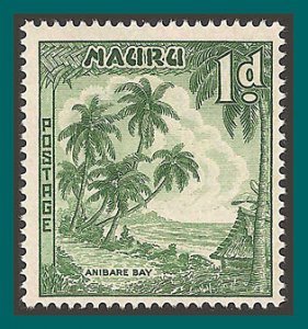 Nauru 1954 Anibare Bay, 1d MNH #40,SG49