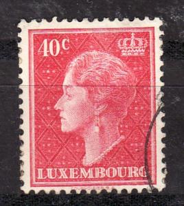 LUXEMBOURG -1948 USED 40C RED GRAND DUCHESS CHARLOTTE