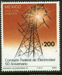 MEXICO 1508, 50th Anniversary Federal Power Commission. MINT, NH. F-VF.