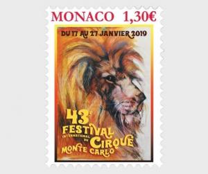 H01 Monaco 2019 Monte-Carlo International Circus Festival MNH Postfrisch