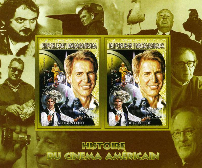 Madagascar 1999 American Cinema Harrison Ford s/s Imperforated mnh.vf