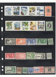 CAYMAN ISLANDS COLLECTION ON STOCK SHEET MINT/USED
