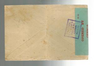 1940 RUSSIA USSR Censored Cover to Palestine in Yiddish