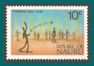 Nauru 1973 Definitives, 10c Ball Game, MNH  #98,SG106