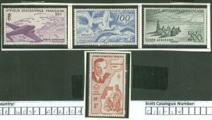 French West Africa #C11-C14  Single (Complete Set)