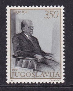 Yugoslavia   #1531   MNH  1981  Tito