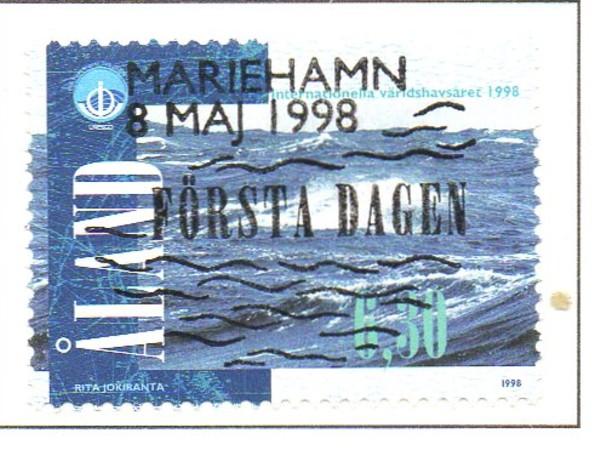 Aland Sc  146 1998 Year of the Ocean stamp used