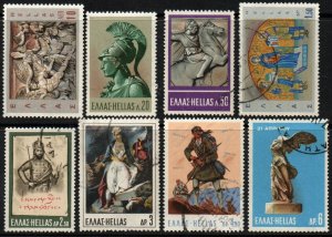 Greece Sc #919-926 Used