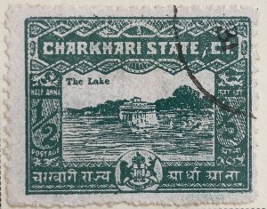 AlexStamps INDIA - CHARKHARI #28 VF Used 