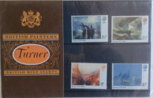 1974 British Painters Turner Presentation pack UNMOUNTED MINT