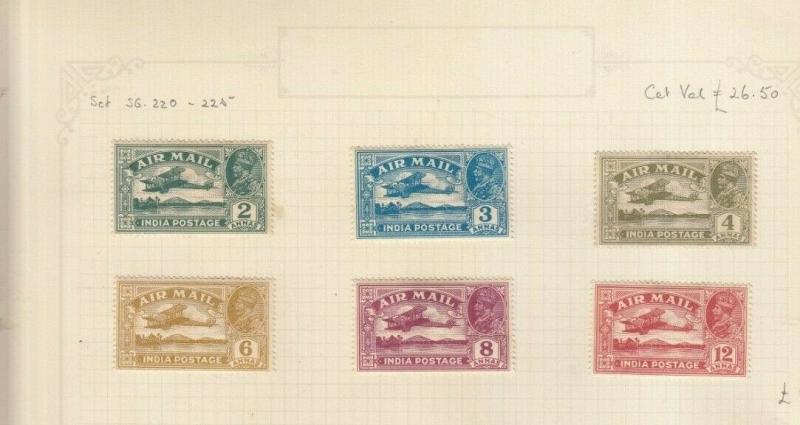 INDIA 1929 GEORGE 5TH AIR MAIL SET MINT